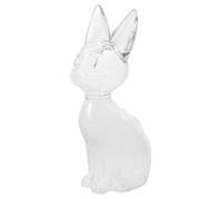 SOLUSTRE Bocal Souvenir Poils Chat Flacon Verre Transparent pour Collection Poils Animal de Compagnie Boîte Souvenir Portable