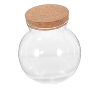 SOLUSTRE Bocal Verre Hermétique pour Thé et Pot de Conservation Étanche pour Cuisine Rangement Pratique et Polyvalent