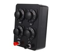 SOLUSTRE Boîte à Résistance Variable Ohm Instrument Pédagogique Physique Boîte De Substitution Résistive Ajustable Idéale Pour Écoles Et Laboratoires Matériau Léger Et