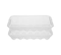 SOLUSTRE Boîte à Œufs et Facile à Nettoyer Empilable avec Couvercle Transparent en Plastique 2pcs Organise les Œufs pour Réfrigérateur Gestion Efficace Cuisine