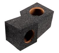 SOLUSTRE Boîte de Haut-Parleur Carrée Paire Unique Stable en Bois pour Voiture Améliore la Qualité Audio, pour Réinstallation Caisson de Basses