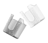 SOLUSTRE Boîte de Rangement Murale Élégante en Pet pour Lingettes et Serviettes, 2pcs, Gain de Place pour Petites Salles de Bain et Espaces Réduits