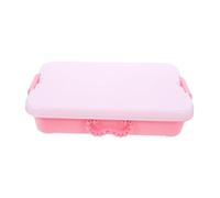 SOLUSTRE Boîte de Rangement Plastique Portable pour Jouets avec Poignées Doubles Bac à Sable Compact pour Extérieur Conteneur Pratique pour Jouets et Matériel de Loisirs Capacité Spacieuse