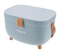 SOLUSTRE Boîte de Rangement pour médicaments : Organiseur à Double Couche de capacité - Coffre à médicaments Portable, Armoire de Rangement pour la Maison, Le Bureau et l'école
