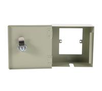 SOLUSTRE Boîte de Sortie Robuste en Acier Inoxydable Beige Mécanisme de Cryptage et Protection Garçon et Filles pour Prises Murales Intérieures les Maisons