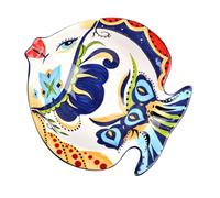 SOLUSTRE Bol Céramique Forme de Poisson Décorative Multifonctionnelle pour Salades et Desserts Table et Servir Vos Plats Préférés