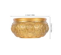SOLUSTRE Bol Feng Shui Massif Bassin Trésor Double Poisson Décoration Élégante pour Salon et Entrée Ornement Artisan Unique pour Richesse et Prospérité