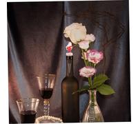 SOLUSTRE Bouchon Bouteille Vin Étanche avec Anneaux pour Verre Lot pour Bouchon Garde Bulles Cadeau Fête Usage Maison et Bar