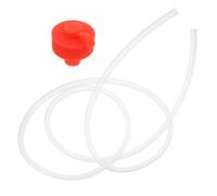 SOLUSTRE Bouchon de Bouteille d'eau en Silicone Rouge Joint Étanche et Bouchon Aérateur, Tuyau Souple 1,5 M, Compatible Bonbonne et Pichet, pour Sport et Plein Air