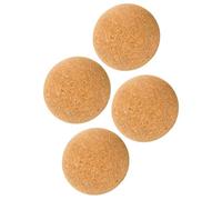 SOLUSTRE Bouchon de Vin en Boule de Liège Naturel 5 Cm, Lot de 4 Bouchons de Carafe Pratiques et Remplaçables, Fermeture Hermétique pour Conservation Prolongée, Usage Quotidien la Maison