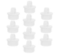 SOLUSTRE Bouchon en Silicone Blanc Lot de 10 Pièces pour Seau à Serpillière Installation Facile et Étanche, pour Salle de Bain Cuisine