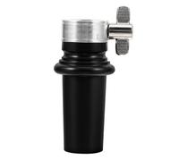 SOLUSTRE Bouchon pour Pique de Violoncelle en Caoutchouc Noir Support en Acier Inoxydable, Améliore la Qualité Sonore et Protège L'instrument Lors des Répétitions et Concerts