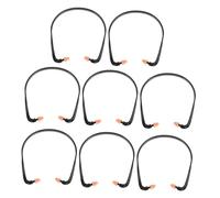 SOLUSTRE Bouchons D'oreilles pour Dormir 8pcs, Légers et Confortables Antibruit en Silicone Souple Bande et Déplacements en Train à Grande Vitesse