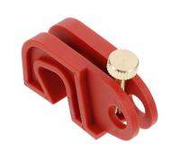 SOLUSTRE Boucle de Verrouillage de Disjoncteur Rouge en Nylon Pa, Simple à Utiliser, pour Consignation et Sécurité des Circuits Électriques Industriels