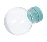 SOLUSTRE Boule à Neige De Noël Vide en Verre 45mm Bocal à Remplir Transparent Globe d'eau pour Décoration De Mariage Et Loisirs Pot Globe Réutilisable