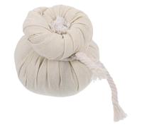 SOLUSTRE Boule de Massage Naturelle en Coton et Lin Beige pour Salons de Beauté, Petite Balle D'herbes de Spa Traditionnelle pour Relaxation et Bien-