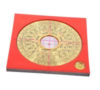 SOLUSTRE Boussole Chinoise Traditionnelle Massif Boussole Feng Shui Décorative et Précise Outil Multifonction pour Collection et Observation Énergétique Compas Rétro Petit Format