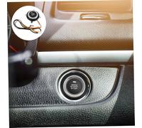 SOLUSTRE Bouton Poussoir Démarrage Simple et Durable Interrupteur Moteur pour Camion Bateau et Camping car Kit de Démarrage Rapide Cuivre Aux Rayures