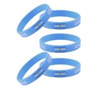SOLUSTRE Bracelets Sportifs en Silicone Imprimés Drapeau du Pays, Lot de 5, Confortables à Porter, pour Matchs Internationaux et Football