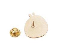 SOLUSTRE Broche Émail Ramen Dessin Animé Rouge Foncé Épingle Décorative Polyvalente Alliage Badge Chemise Amusant et Mignon pour Accessoires Mode