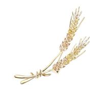 SOLUSTRE Broche Épi de Blé Dorée Élégante Broche Corsage Décorative pour Femmes Accessoire Bijoux Mode pour Mariage Fête et Quotidien