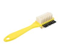 SOLUSTRE Brosse à Chaussures en Caoutchouc pour Nettoyage Doux du Nubuck et Daim Poils en Nylon, pour Entretenir et Récurer Les Chaussures en Suède