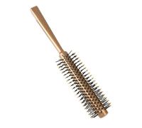 SOLUSTRE Brosse à Cheveux Coiffante Ronde en Plastique Compacte Lissage Facile Coiffage Professionnel en Voyage