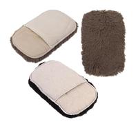 SOLUSTRE Brosses à Bottes en Crin de Cheval Lot de 3 Chiffon Multifonction pour Cirage et Lustrage de Chaussures en Cuir et Accessoires Couleur Aléatoire