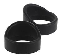 SOLUSTRE Cache-oculaire Confort Antichoc Épaisseur d'angle 4mm 2 Pièces en Caoutchouc Noir pour Microscope Binoculaire pour Observations en Champ Sombre et Tâches Exigeantes
