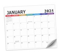 SOLUSTRE Calendrier Magnétique Frigo Mois avec Grands Chiffres Calendrier Papier Aimanté pour Organisation Familiale et Planificateur Hebdomadaire Pratique