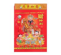 SOLUSTRE Calendrier Mural Traditionnel Chinois à Détacher, Calendrier Lunaire Chinois 2026, Une Page par Jour, Termes Solaires, Dates Propices, Décoration Feng Shui pour La Maison Et Le Bureau