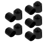 SOLUSTRE Caoutchouc Protège-Queue de Billard 10 Pièces Noir | Protection Renforcée, Compatibilité Large, Design Élégant, Couvre L’extrémité des Queues, Accessoire Pratique