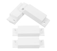 SOLUSTRE Capteur Magnétique de Porte et Fenêtre Abs Blanc, Alarme de Sécurité Maison, Détection Ouverture 20-25 Mm, Pack de 4 Pièces pour Protection Fiable