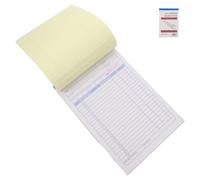 SOLUSTRE Carnet de Facture pour Petites Entreprises, Suivi des Commandes Reçus, Papier Blanc à Colonnes Multiples, Usage en Boutique et Commerce Extérieur