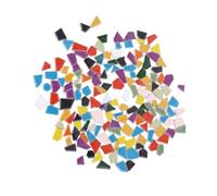 SOLUSTRE Carreaux la de Cristal 500g Verre Irrégulier en Mosaïque Décoratif Améliore Créativité Dextérité Couleur Aléatoire pour DIY pour Cadres Photo et Pots de Fleurs