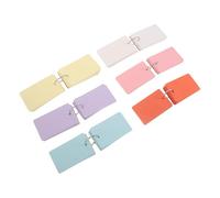 SOLUSTRE Cartes de Vocabulaire Format Compact Colorées 6 Pièces en Papier Mat sans Reflet pour Étudiants, pour Activités en t Usage à Domicile