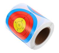 SOLUSTRE Cibles en Papier Autocollantes Fluorescentes pour Tir Sportif 76mm, Rouleau de 200 Feuilles, pour Entraînement en Intérieur et Extérieur