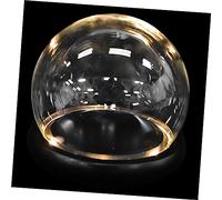 SOLUSTRE Cloche De Verre Simple Forme De Boule pour Vase à Fleurs Éternelles Cloche Décorative Et Couvercle Cadeau