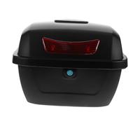 SOLUSTRE Coffre de Rangement Arrière pour Scooter Top Case Grosse Capacité Installation Facile Boîte de Transport Robuste pour Quad Accessoires de Rangement Polyvalents