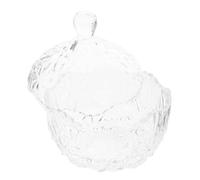 SOLUSTRE Coffret à Bijoux en Verre Chic pour Organiser et Souvenirs, Pot de Rangement Cuisine et Services de Fête