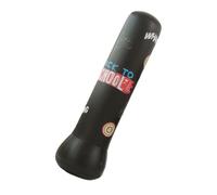 SOLUSTRE Colonne de Boxe Gonflable en Plastique Noir pour Garçon et Filles, de Boxe Sportif, Favorise la Coordination Main-œil, Maison Bureau