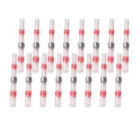 SOLUSTRE Connecteurs de Fil Isolés Thermorétractables 150pcs pour Câbles 22-18 Awg en Pe et Étain, Résistance à L'abrasion, pour Usage Extérieur Bateau