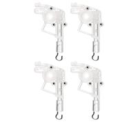 SOLUSTRE Contrôleur D'inclinaison Hexagonal pour Stores Horizontaux 2 Pouces en Plastique, Facile à Installer, Lot de 4 Pièces pour Fenêtres de Bureau et Chambre