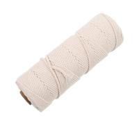 SOLUSTRE Corde Artisanale en Coton Beige pour Diabolo Simple ou Double Roue, Ficelle Épaisse Polyvalente pour Jonglerie et Divertissement, Adaptée à Chaque Joueur
