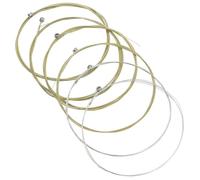 SOLUSTRE Cordes en Laiton 6 Pièces Résistantes à L'usure pour Guitare Folk Son Plus Doux Accessoire Acoustique