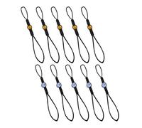 SOLUSTRE Cordon Anti-chute et Pique- en Extérieur pour Cérémonie Thé Lot de 10 Pièces en Polyester et Résine, Léger et Résistant pour Théière Zisha et Verre