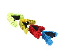 SOLUSTRE Course à Trois Jambes : 4 Bracelets pour Jeux D'équipe, Accessoires de Fête pour Relais, Journées Sportives, Jeux de Jardin Et Autres D'équipe.