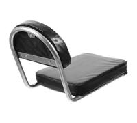 SOLUSTRE Coussin de Siège Arrière de Vélo Assise Douce Confortable en Cuir et Métal avec Porte-Bagages Arrière pour VTT et Adaptée pour Vélo Pliant et Route