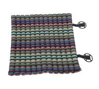 SOLUSTRE Coussin de Siège Auto en Lin Design Ethnique Rétro, Antidérapant et Polyvalent, Coussin de Chaise Confortable pour Voiture et Bureau