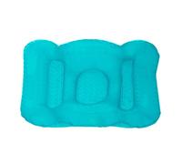 SOLUSTRE Coussin Gonflable en PVC avec Ventouse Ergonomique, Coussin de Siège Confortable pour Bain à Domicile et Hôtel, Facile à Remplir et Antidérapant